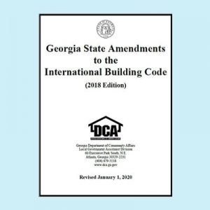Book Image Georgia State Amendments to the International Building Code 2018 Edition