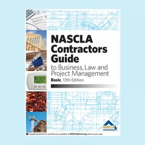 Book Image NASCLA - Contractor's Guide to Business, Law and Project Management, Basic, 13th Edition